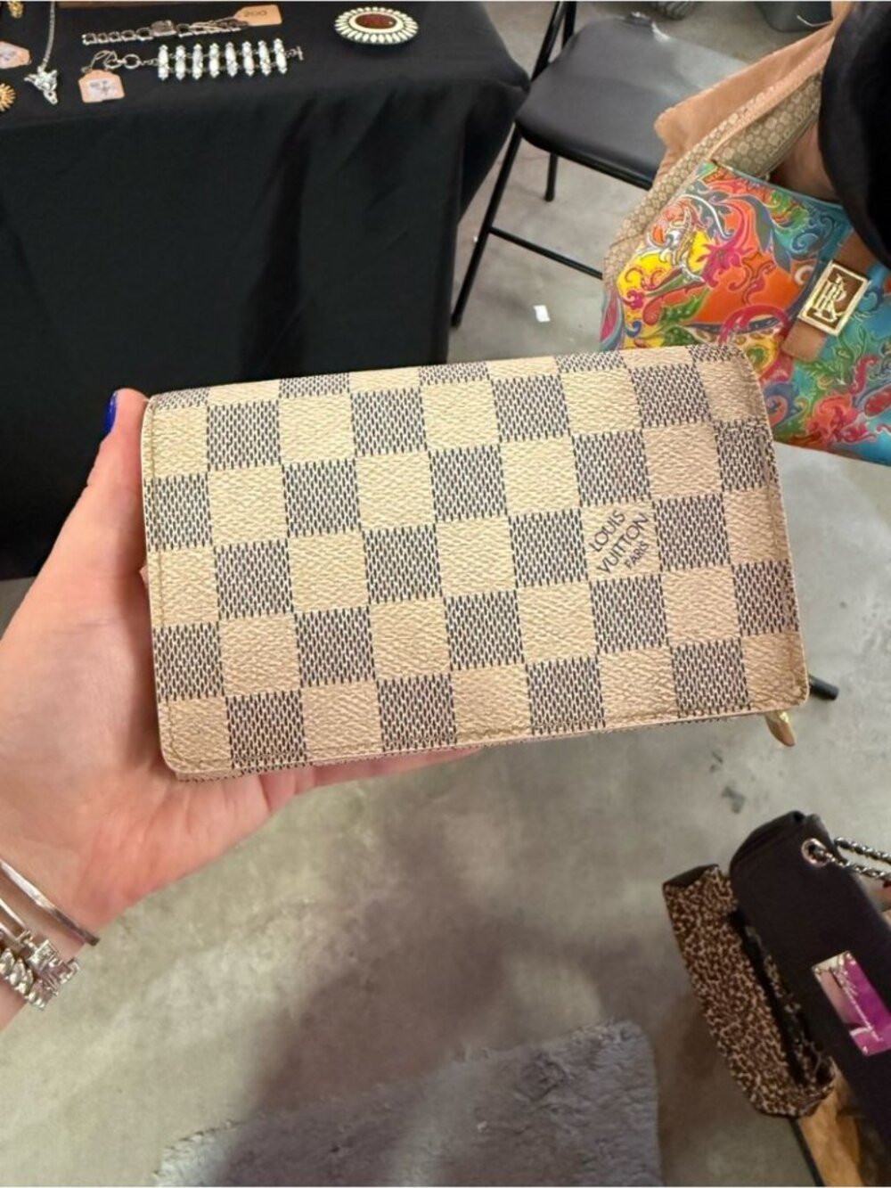 Louis Vuitton Tresor Wallet in Damier Azur Canvas